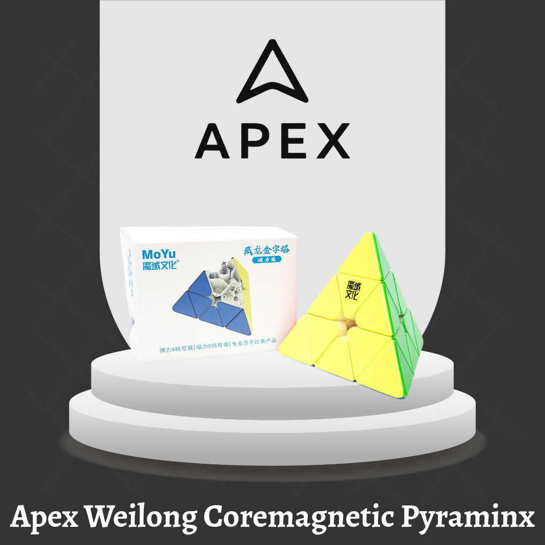 Apex Weilong Coremagnetic Pyraminx - 10 Magnets