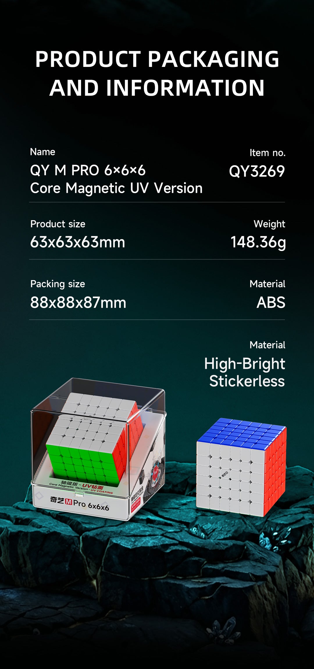 QiYi M Pro Coremagnetic UV 6x6