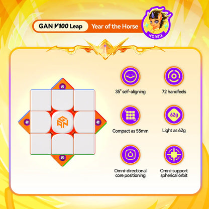 Gan v100 Leap 3x3 - Year of the Horse Edition