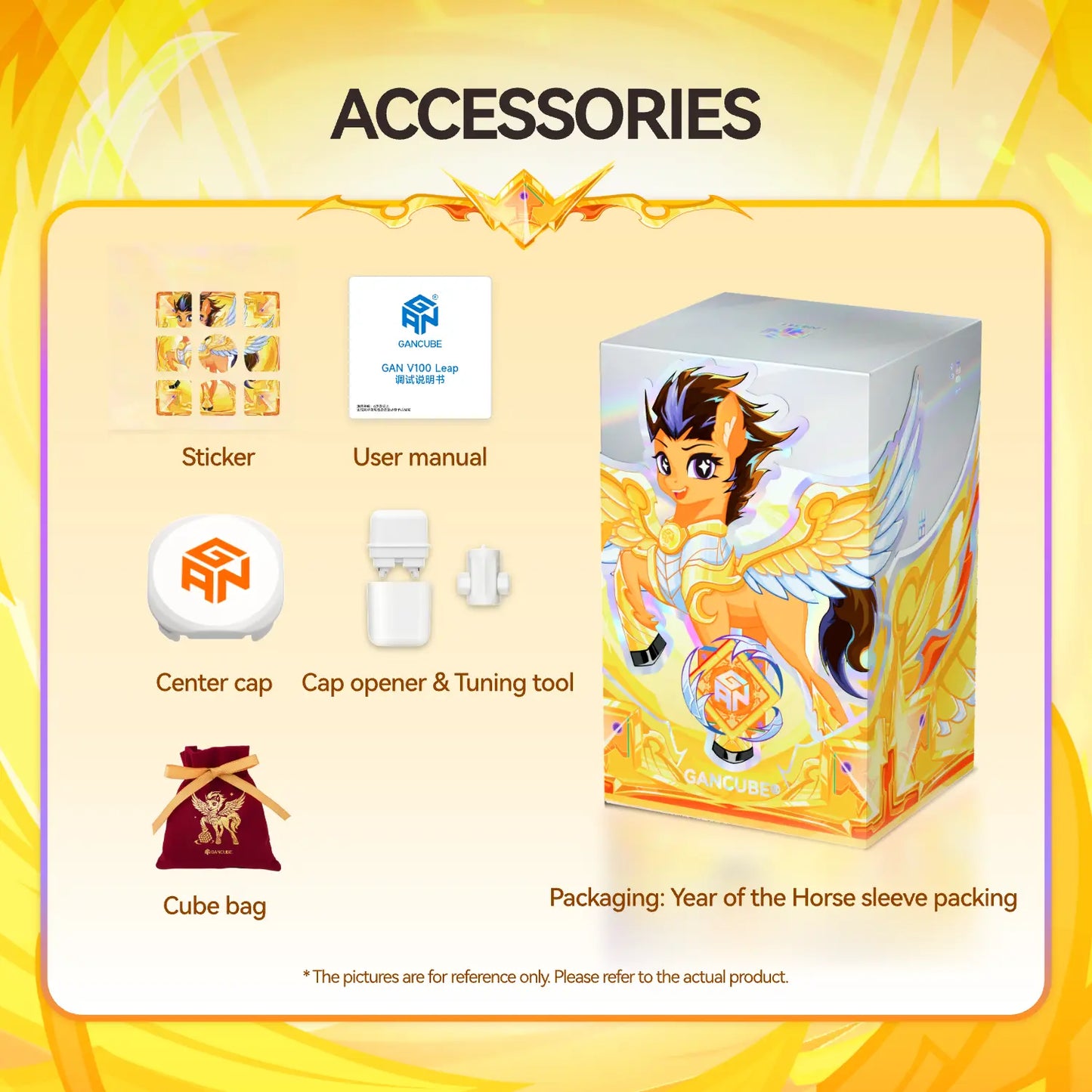 Gan v100 Leap 3x3 - Year of the Horse Edition