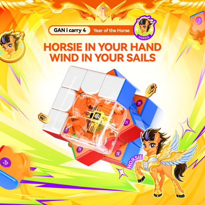 Gan 356 iCarry 4 Smart Cube Year of the Horse Edition