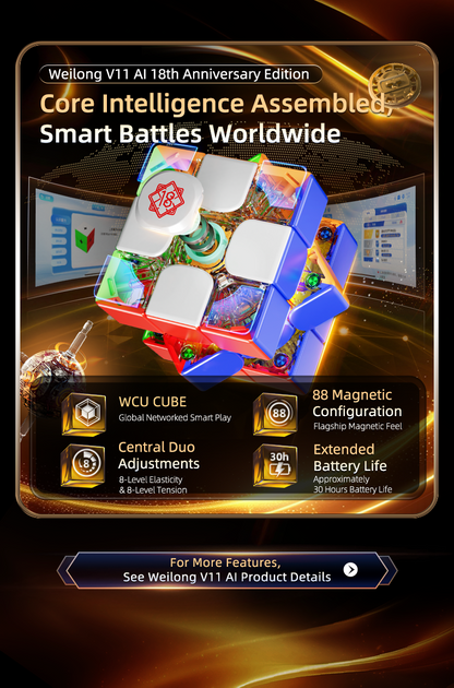 MoYu WRM AI v11 18th Anniversary Edition 3x3