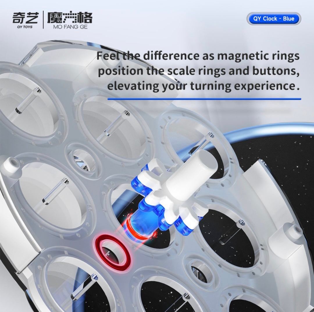 QiYi Glacier Blue Clock