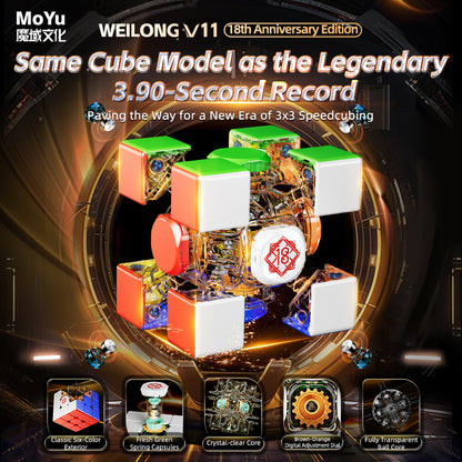 MoYu WRM AI v11 18th Anniversary Edition 3x3