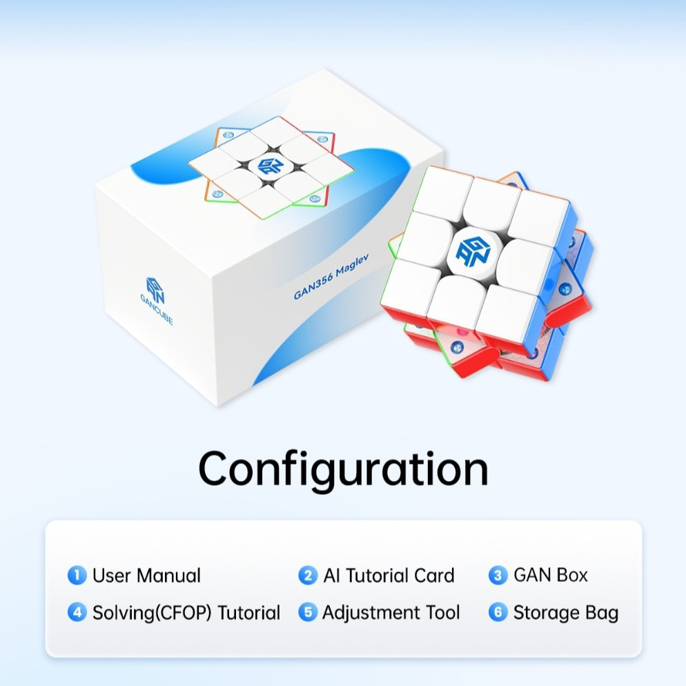 Rubik’s Cube store India  WCA-approved cubes  Budget cubes  Magnetic cubes  Maglev cubes  Speedcubes  Cube accessories  Fast shipping Gan 356 Maglev Magnetic Core 3x3 - The Cubeology