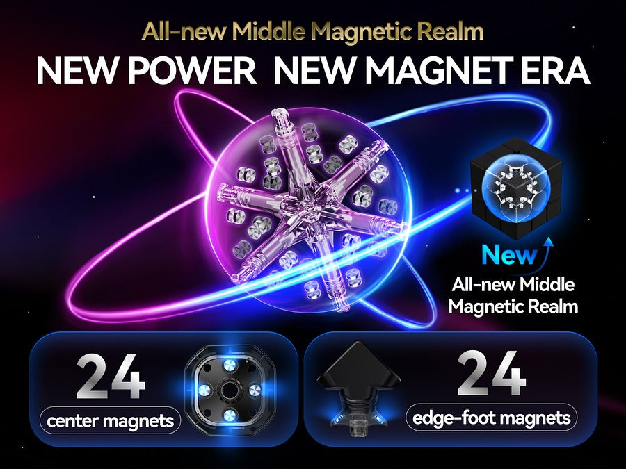 Gan 16 Maglev Max UV 3x3