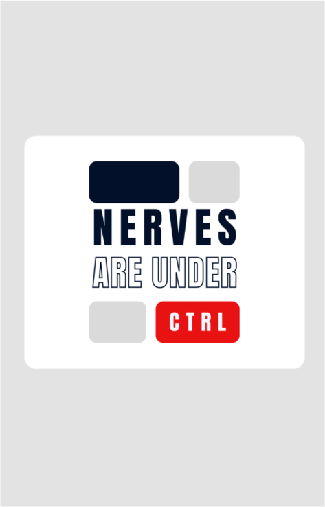Nerves are Under Control Mini Mat